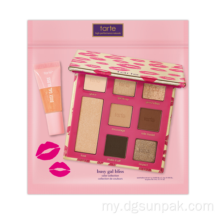 logo printing အလှကုန်ပြန်လည်အသုံးပြုနိုင်သောပလပ်စတစ်အိတ်